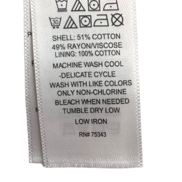 Lucky Brand Women's 3/4 Sleeve Blue Floral Paisley Print Midi Dress - Picture 8 of 10